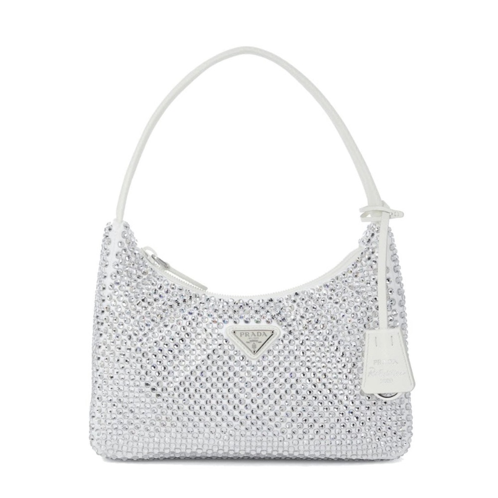 Rare find : PRADA CRYSTAL RE-EDITION 2000 SHOULDER BAG - NWT